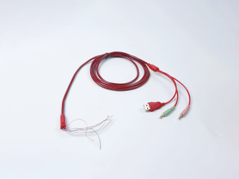 1USB公頭2DC線升級維修半成品連接