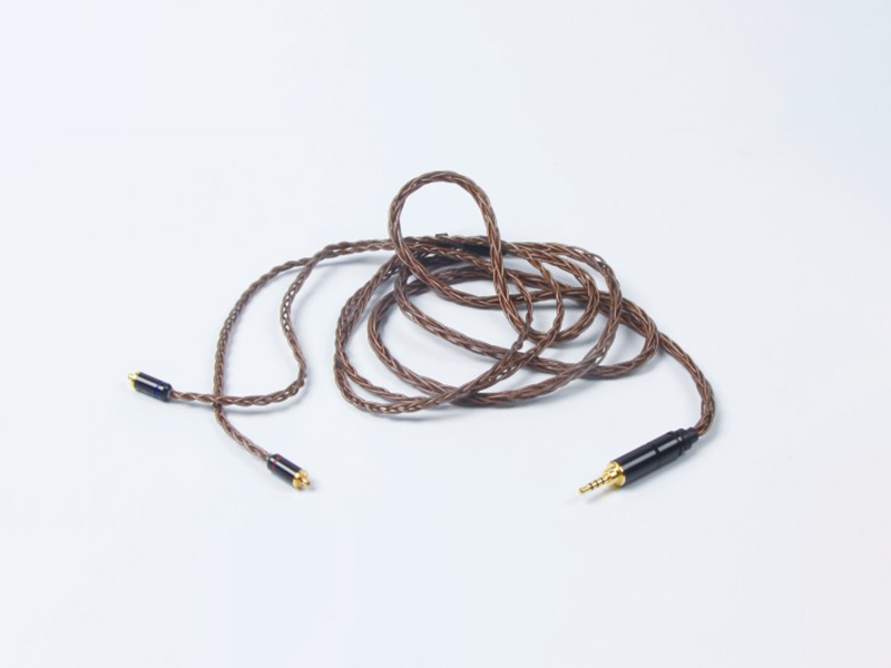 誠毅雙絞線接舒爾頭mmcx不帶麥耳機半